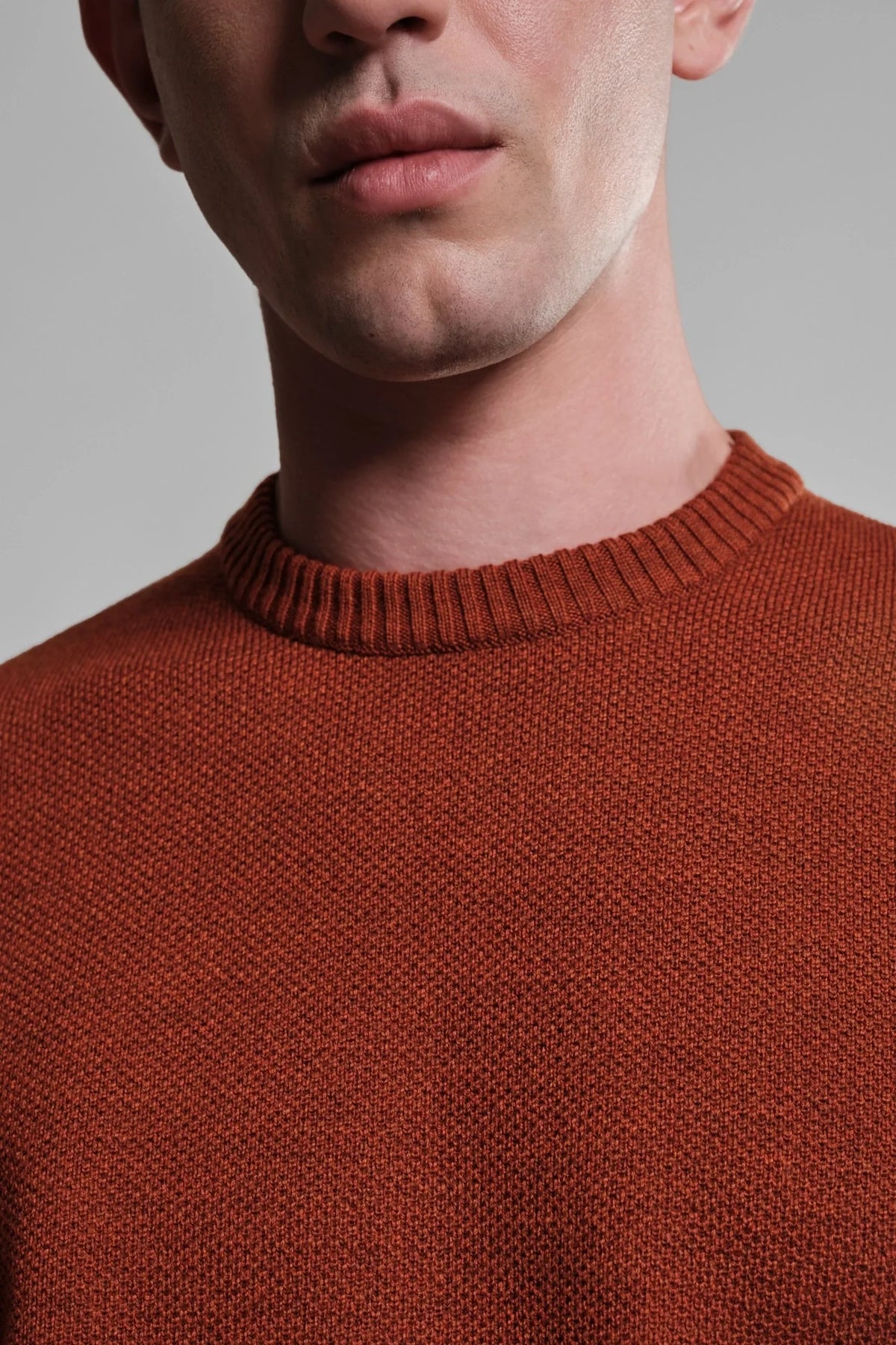 Youri Round Neck Sweater Orange