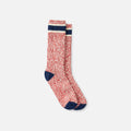Striped Wool Crew Socks Red / Navy