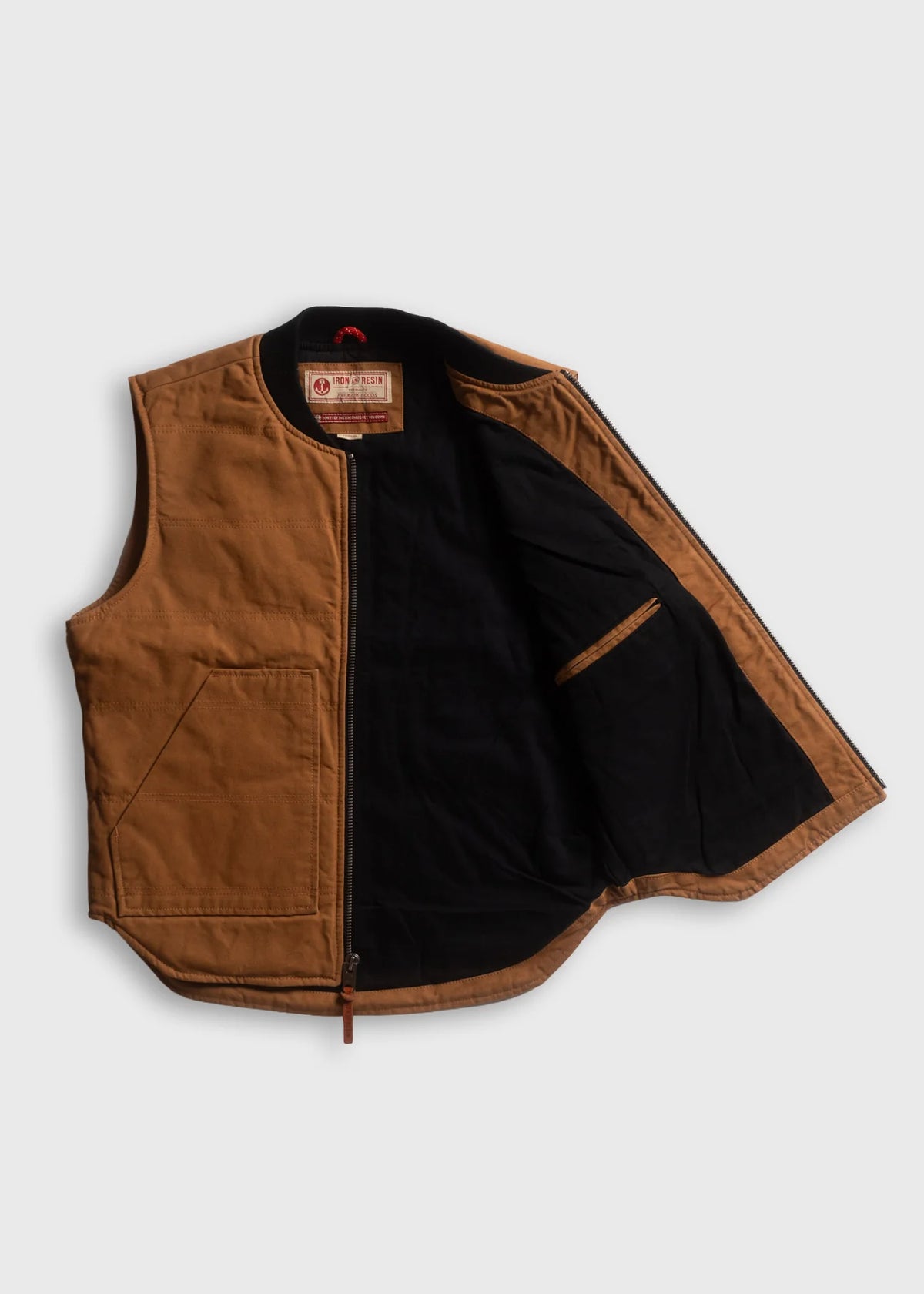 Work Vest Cognac