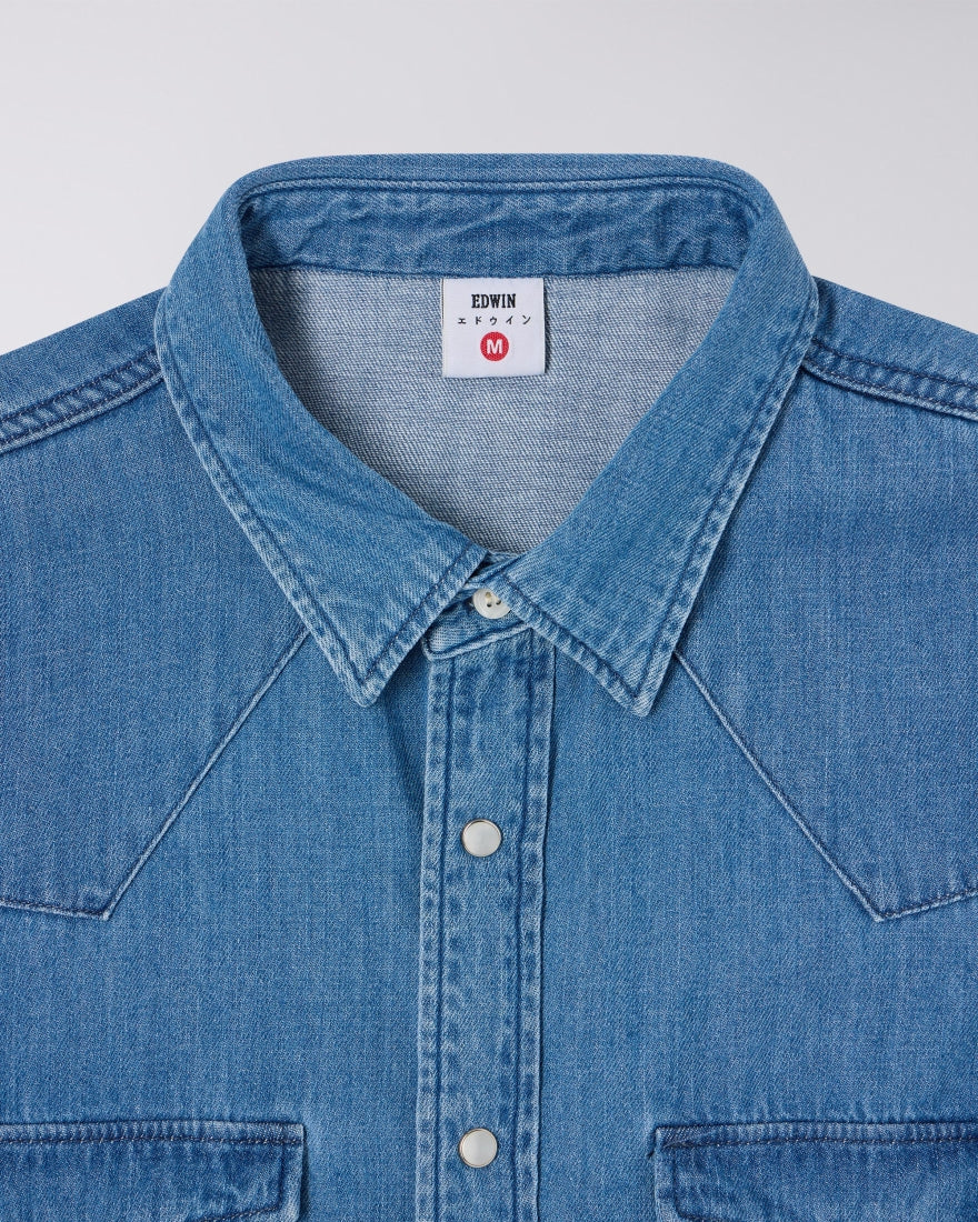 Western Shirt Blue Light