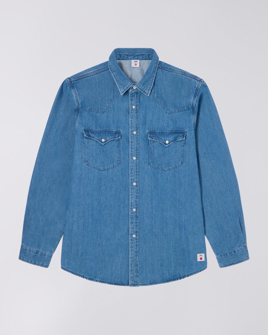 Western Shirt Blue Light