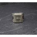 925 Silver "Concho" Ring