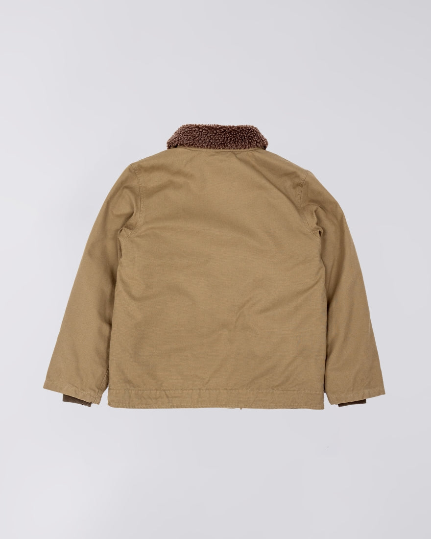 Deck Jacket Khaki Stone Washed
